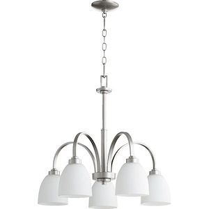 Reyes - 5 Light Nook in Quorum Home Collection style - 26 inches wide by 21.5 inches high - 356244