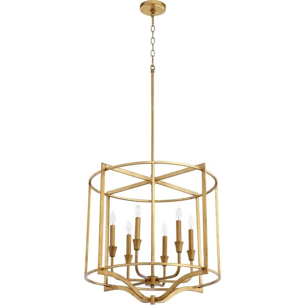 Marquee - 6 Light Nook Pendant In Traditional Style-22.5 Inches Tall and  24.25 Inches Wide