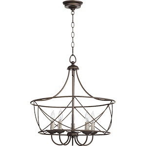 Cilia - 5 Light Pendant in Transitional style - 20.5 inches wide by 22 inches high