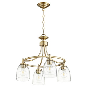 Rossington - 4 Light Nook Pendant in Quorum Home Collection style - 21 inches wide by 18 inches high - 616693