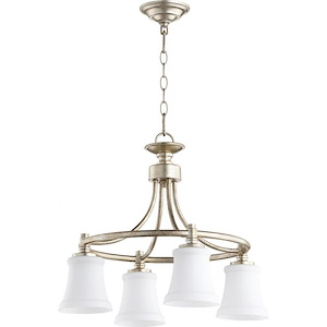 Rossington - 4 Light Nook Pendant in Quorum Home Collection style - 21 inches wide by 18 inches high - 1342851