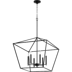Gabriel - 6 Light Nook Pendant in Quorum Home Collection style - 24 inches wide by 23 inches high - 471490