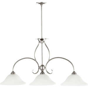 Spencer - 3 Light Island in Quorum Home Collection style - 13 inches wide by 22.25 inches high