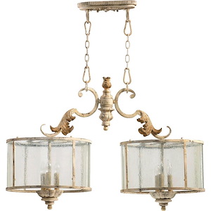 Florence - 6 Light Island in Transitional style - 15.5 inches wide by 24 inches high