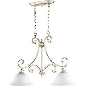Bryant - 2 Light Island in Quorum Home Collection style - 10 inches wide by 22 inches high - 1333871