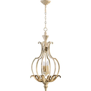 Florence - 4 Light Entry Pendant in Transitional style - 17 inches wide by 33 inches high - 245465