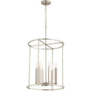 Olympus - 6 Light Entry Foyer In Soft Contemporary Style-22 Inches Tall and 17.75 Inches Wide - 1106167