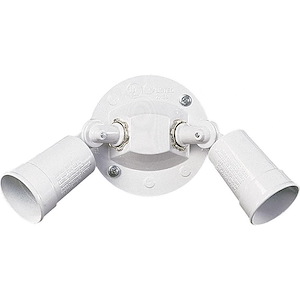 2 Light PAR Holder Wall Mount in style - 11 inches wide by 5 inches high