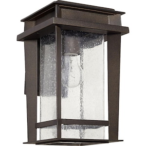 Easton - 1 Light Outdoor Wall Lantern in Quorum Home Collection style - 8 inches wide by 13.5 inches high