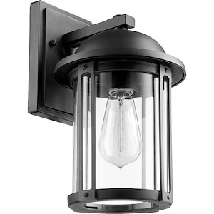 1 Light Outdoor Wall Lantern in Quorum Home Collection style - 7 inches wide by 12.5 inches high