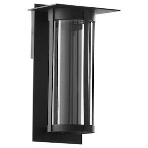 Abram - 8W 1 LED Outdoor Wall Lantern In contemporary Style-12 Inches Tall and 6.5 Inches Wide