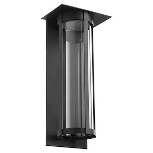 Abram - 11W 1 LED Outdoor Wall Lantern In contemporary Style-18 Inches Tall and 8 Inches Wide