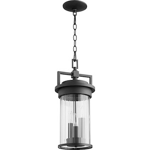 Dimas - 3 Light Outdoor Hanging Lantern in Soft Contemporary style - 8 inches wide by 18.25 inches high