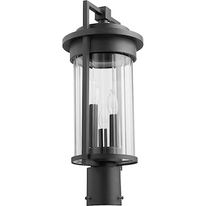 Dimas - 3 Light Outdoor Post Lantern in Soft Contemporary style - 8.5 inches wide by 19.5 inches high