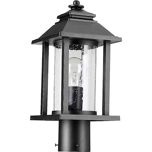 Crusoe - 1 Light Outdoor Post Lantern in Transitional style - 7 inches wide by 15.5 inches high