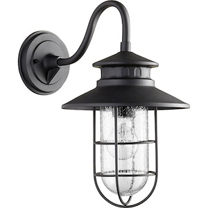 Moriarty - 1 Light Medium Outdoor Wall Lantern in Transitional style - 9.5 inches wide by 15.75 inches high