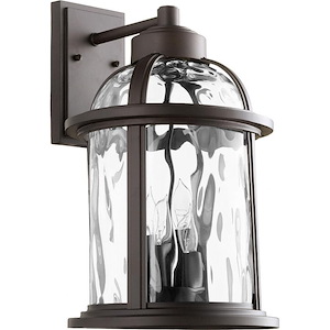 Winston - 4 Light Outdoor Wall Lantern in Quorum Home Collection style - 10.75 inches wide by 18 inches high