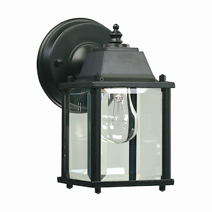 1 Light Outdoor Wall Lantern in style - 4.5 inches wide by 8.5 inches high