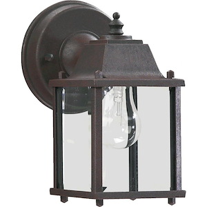 1 Light Outdoor Wall Lantern in style - 4.5 inches wide by 8.5 inches high