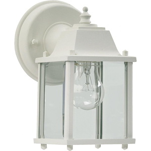 1 Light Outdoor Wall Lantern in style - 4.5 inches wide by 8.5 inches high