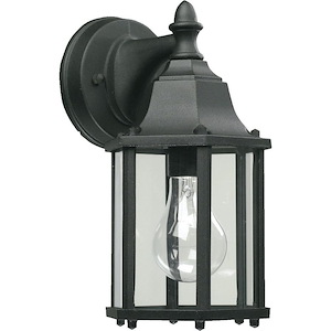 1 Light Outdoor Wall Lantern in style - 5.5 inches wide by 10.5 inches high