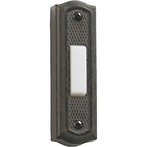 Accessory - Zinc Door Chime Button-3.5 Inches Tall and 1 Inches Wide