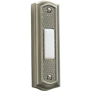 Accessory - Zinc Door Chime Button-3.5 Inches Tall and 1 Inches Wide