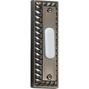 Accessory - Traditional Rectangular Door Chime Button-3.5 Inches Tall and 1.25 Inches Wide