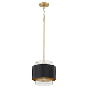 1 Light Pendant-10.75 Inches Tall and 10.5 Inches Wide