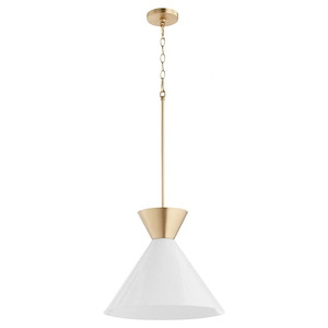 Beldar - 1 Light Pendant-14.25 Inches Tall and 17 Inches Wide