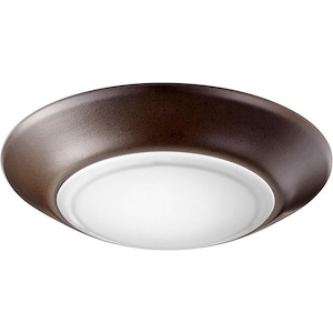 12W 1 LED Flush Mount In Traditional Style-1 Inches Tall and 6 Inches Wide