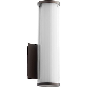 9W 1 LED Wall Mount in Transitional style - 5.13 inches wide by 12.5 inches high