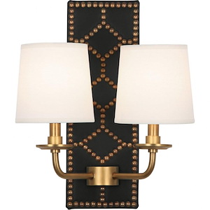Williamsburg Lightfoot 2-Light Wall Sconce 13.5 Inches Wide and 16.5 Inches Tall