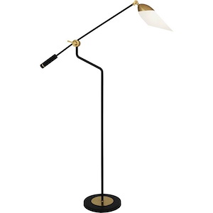 Ferdinand 1-Light Floor Lamp 12 Inches Wide and 61 Inches Tall