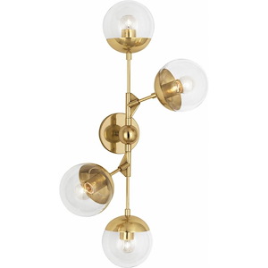 Celeste - 4 Light Wall Sconce-31.5 Inches Tall and 20 Inches Wide