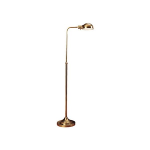 Kinetic Brass 1-Light Floor Lamp 37.5 Inches Tall - 68218
