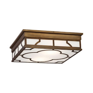 Addison 2-Light Flushmount 15.75 Inches Wide and 4.5 Inches Tall