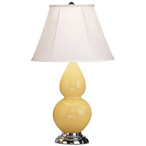 Small Double Gourd Accent Lamp 6 Inches Wide and 22.75 Inches Tall - 84427