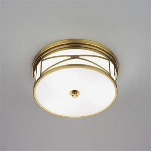 Chase 3-Light Flushmount 15 Inches Wide and 6.25 Inches Tall