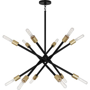 Thatcher - 12 Light Chandelier-16.5 Inches Tall and 25.75 Inches Wide