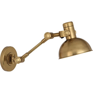 Rico Espinet Scout 1-Light Swing-Arm Wall Sconce 7.875 Inches Wide and 8.25 Inches Tall
