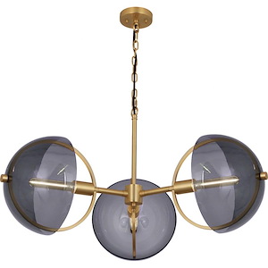Mavisten Edition Copernica - 39W 3 LED Chandelier-18.5 Inches Tall and 30 Inches Wide