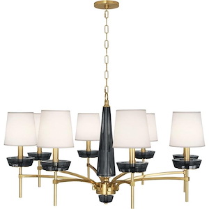Cristallo 8-Light Chandelier 41 Inches Wide and 23.25 Inches Tall