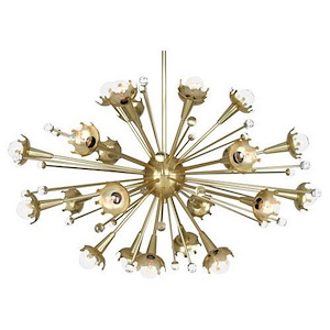 Jonathan Adler Sputnik 24-Light Chandelier 33.5 Inches Wide and 21 Inches Tall