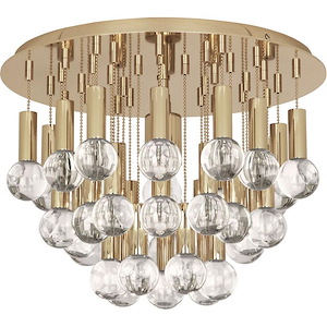 Jonathan Adler Milano 1-Light Flushmount 14.625 Inches Wide and 11.875 Inches Tall