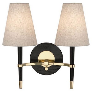 Jonathan Adler Ventana 2-Light Wall Sconce 16.5 Inches Wide and 16.25 Inches Tall