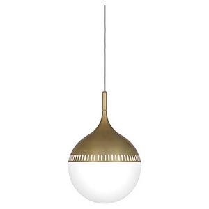 Jonathan Adler Rio 1-Light Pendant 12 Inches Wide and 18.625 Inches Tall