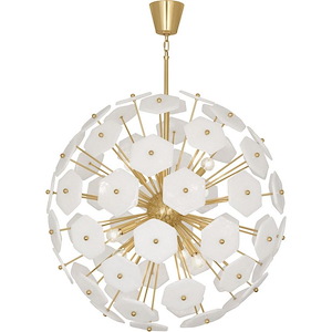 Jonathan Adler Vienna 12-Light Chandelier 32.5 Inches Wide and 32.5 Inches Tall