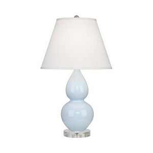 Small Double Gourd 1-Light Accent Lamp 6 Inches Wide and 22 Inches Tall