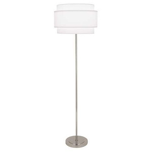 Decker-1 Light Floor Lamp-10.5 Inches Wide by 62.63 Inches High